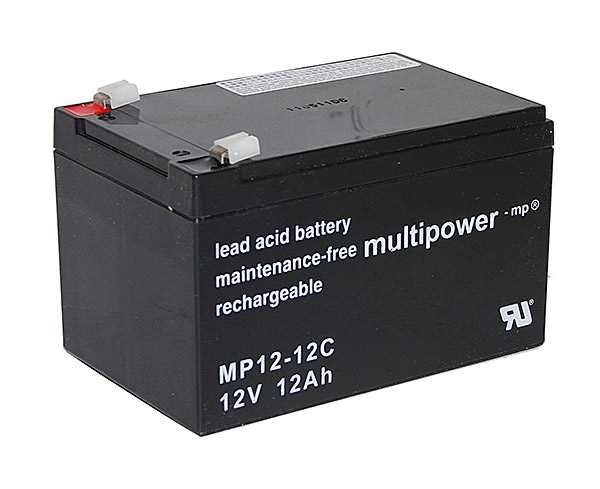 Bild von Multipower MP12-12C 12V 12Ah zyklenfest