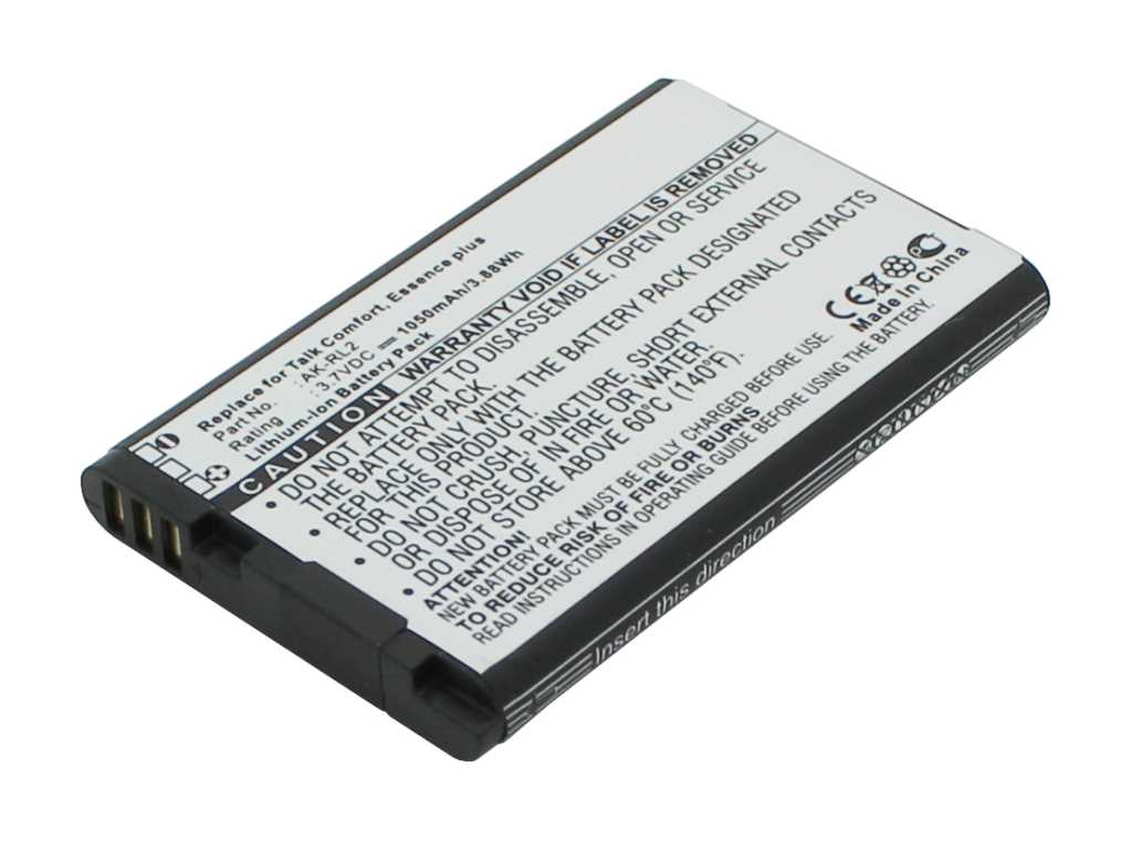 Bild von Handyakku LiIon 3,7V 1050mAh ersetzt Emporia V66_001