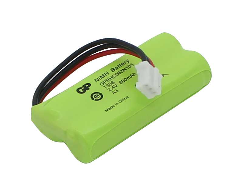 Bild von Telefonakku NiMH 2,4V 800mAh ersetzt GP 60AAAH2BMX, T356, T372