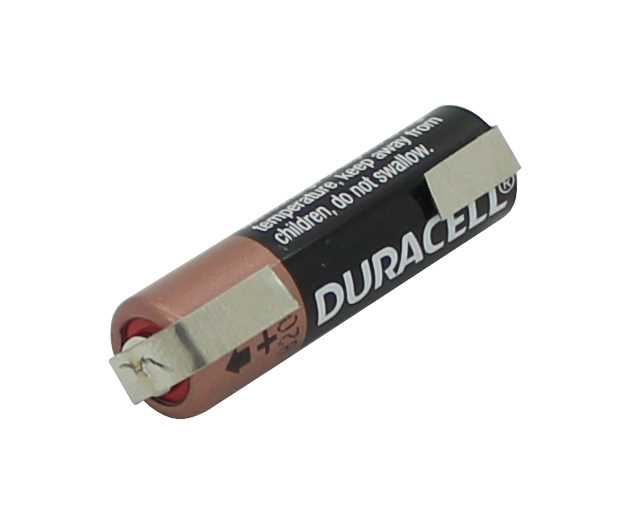 Bild von Duracell MN27 mit Lötfahne U-Form