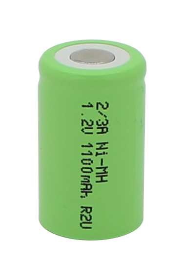 Bild von BP A1100P NiMH R2U 1100mAh 2/3A Flattop ersetzt GP110AFH