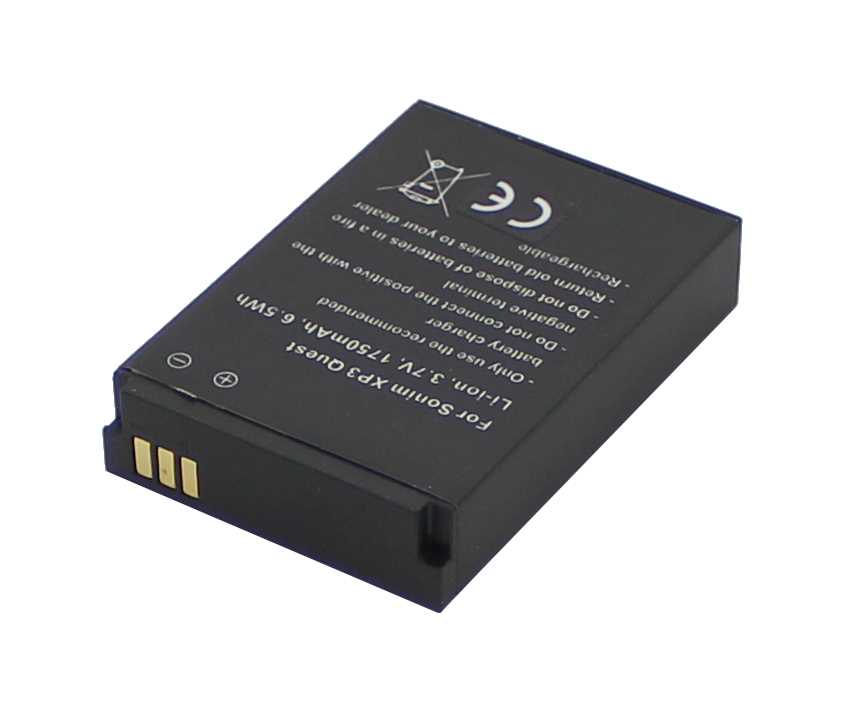 Bild von Telefonakku LiIon 3,7V 1750mAh ersetzt SONIM BAT-01750-01 S, RPBAT-01950-01-S, VR-01, XP-0001100, XP3.20-0001100