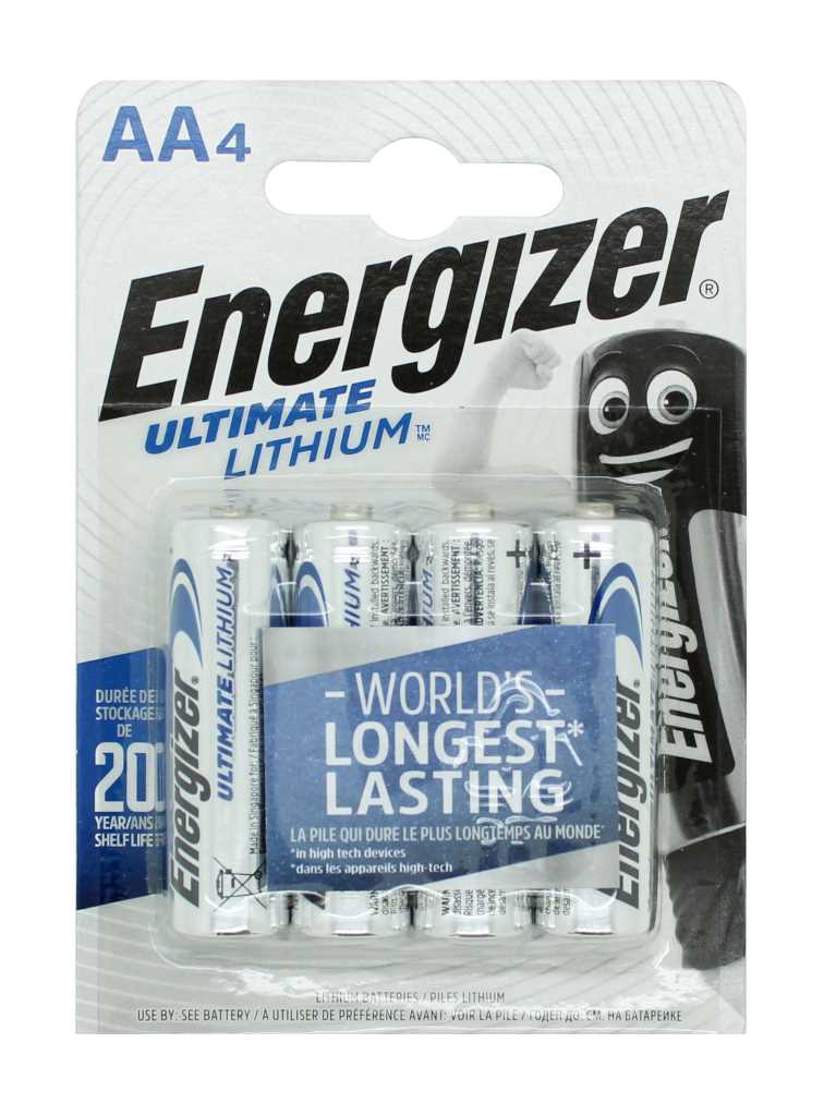 Bild von Energizer Ultimate Lithium L91 Mignon 1,5V  4er-Blister