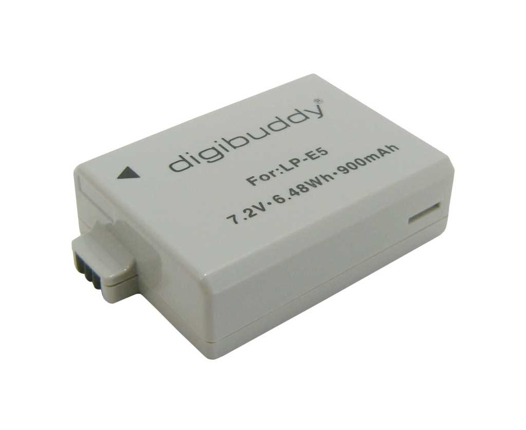 Bild von Digicam-Akku LiIon 7,4V 1020mAh ersetzt Canon LP-E5