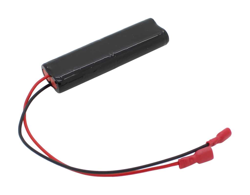 Bild von Notleuchtenakku NiMH 4,8V 1800mAh L2x2 Mignon AA mit Kabel und Faston-Buchsen -4,8mm / +6,3mm ersetzt GAZ 5162000413