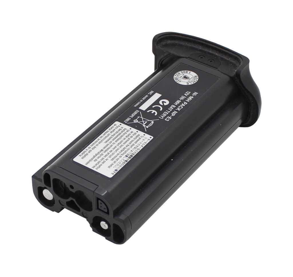 Bild von Digicam-Akku NiMH 12V 1650mAh ersetzt Canon EOS-1D