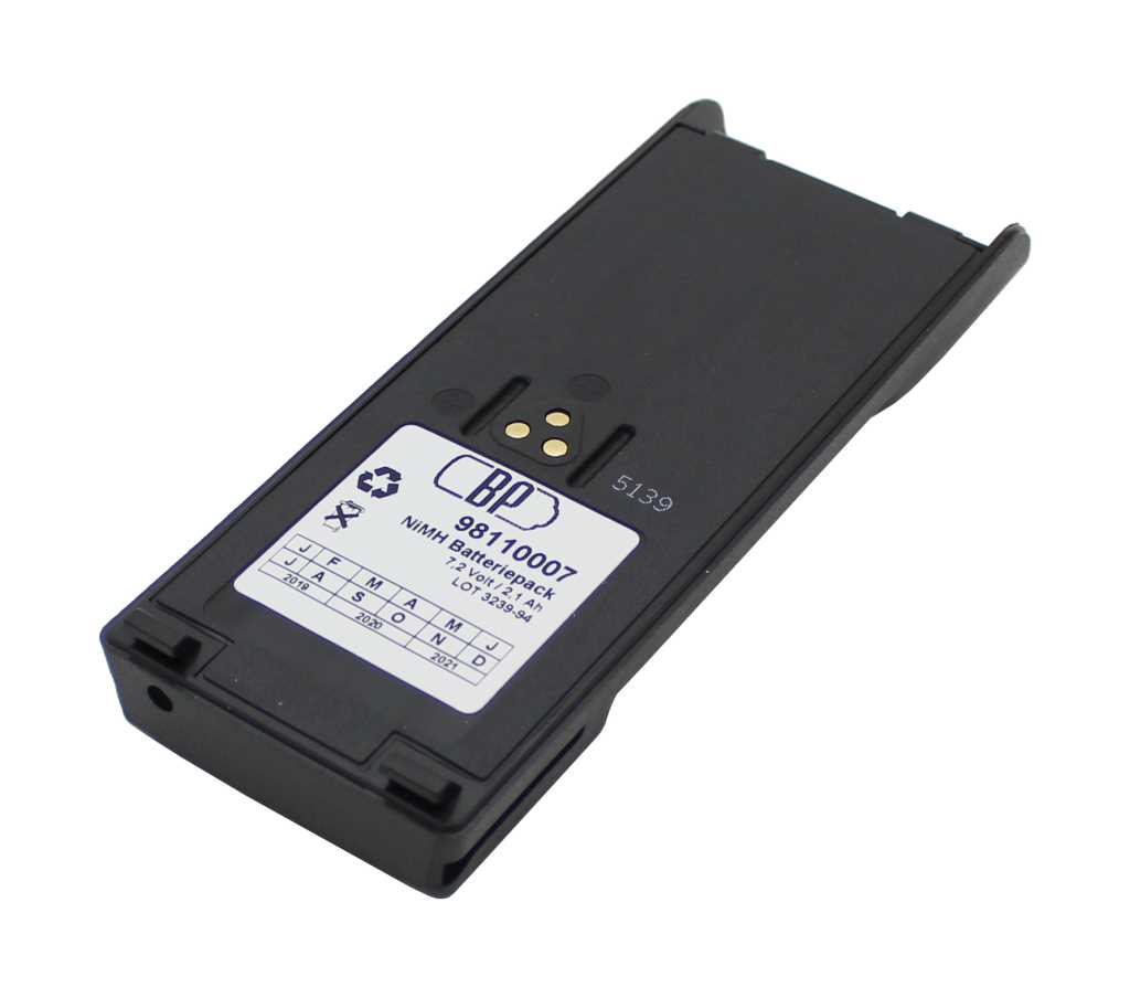 Bild von Funkakku NiMH 7,2V 2100mAh ersetzt Motorola FuG11b