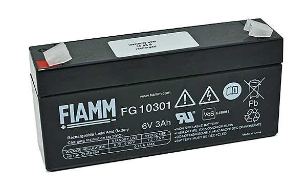 Bild von Fiamm FG10301 6V 3,0Ah