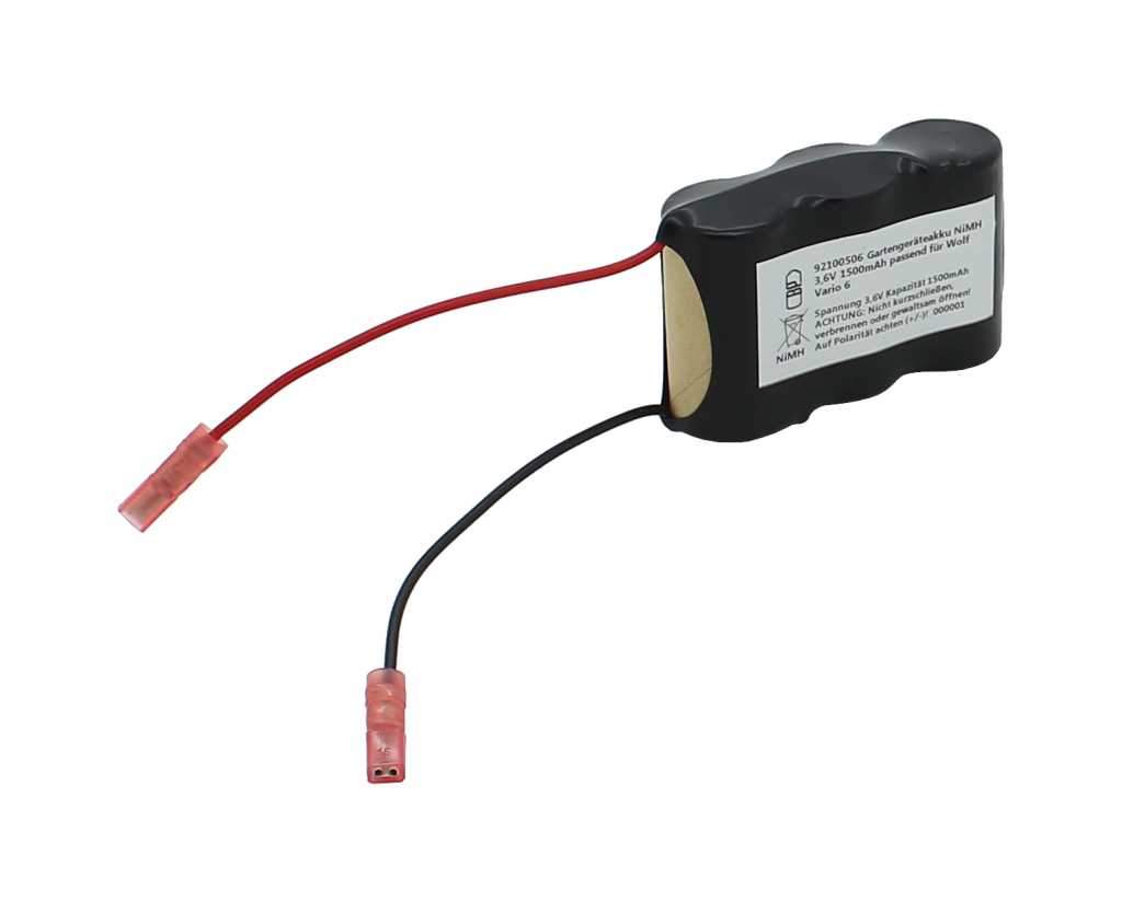 Bild von Gartengeräteakku NiMH 3,6V 1500mAh passend für Wolf Garten Vario RV-E 6