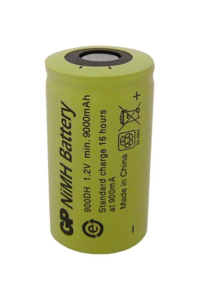 Bild von GP900DH NiMH-Akku D 1,2V 9000mAh