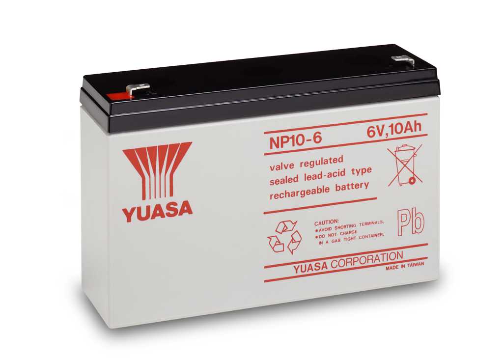 Bild von Yuasa NP10-6 6V 10Ah