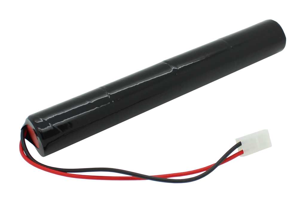 Bild von Notleuchtenakku NiCd 4,8V 4500mAh L1x4 Mono D mit Kabel und Stecker ersetzt Elubatt D-D4500BT x 4-JST/LF