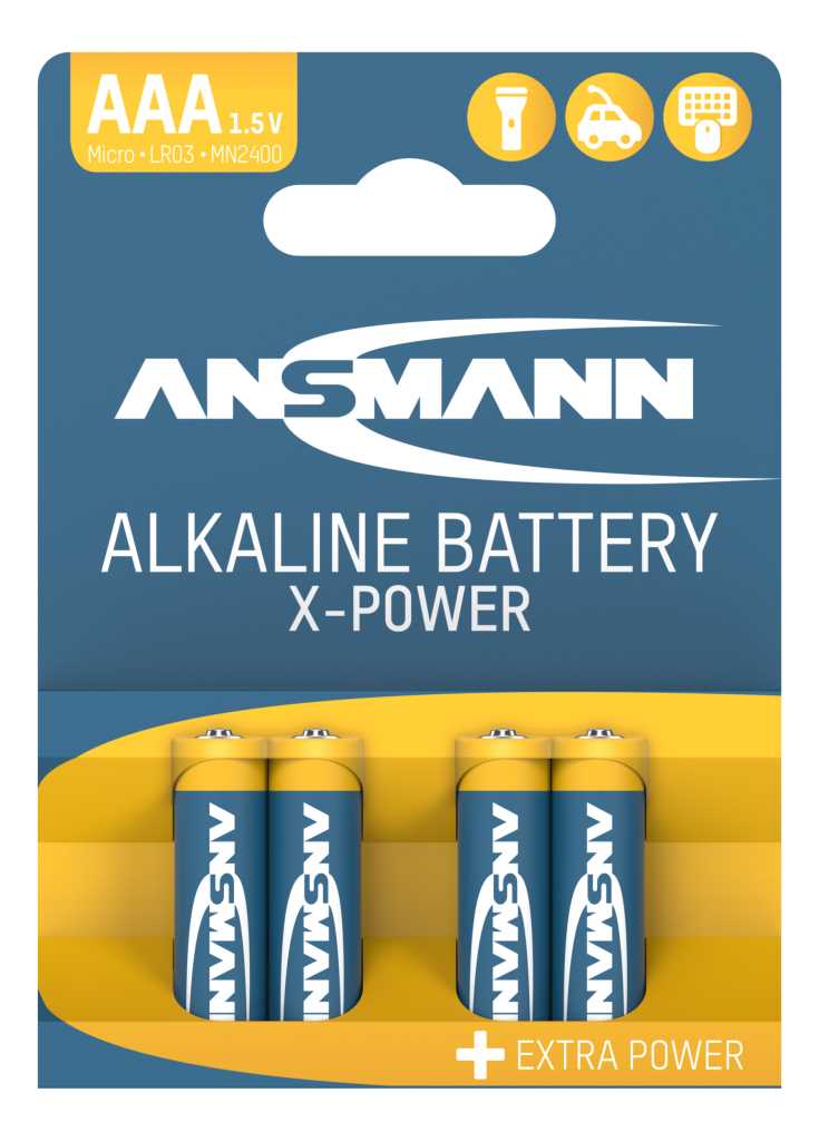 Bild von Ansmann X-Power Micro LR03 5015653 4er-Blister
