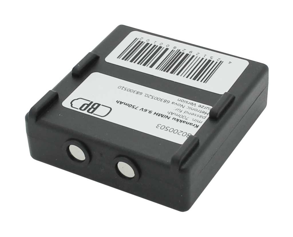 Bild von Kranakku NiMH 9,6V 750mAh passend für Hetronic Nova 68300520