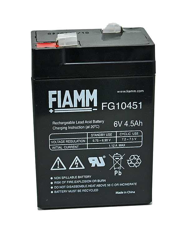 Bild von Fiamm FG10451 6V 4,5Ah