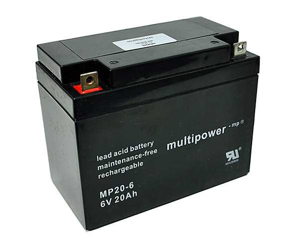 Bild von Multipower MP20-6 6V 20Ah