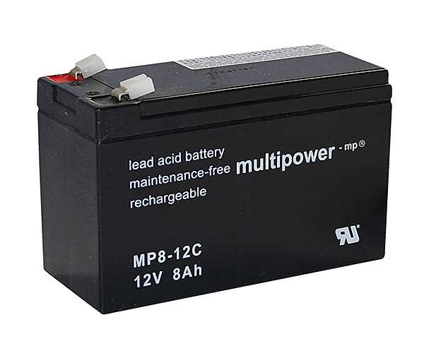 Bild von Multipower MP8-12C 12V 8Ah zyklenfest