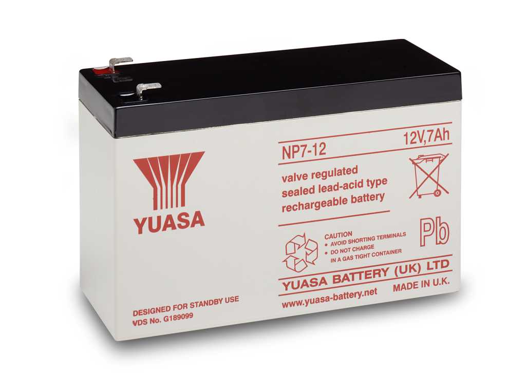 Bild von Yuasa NP7-12L 12V 7Ah 