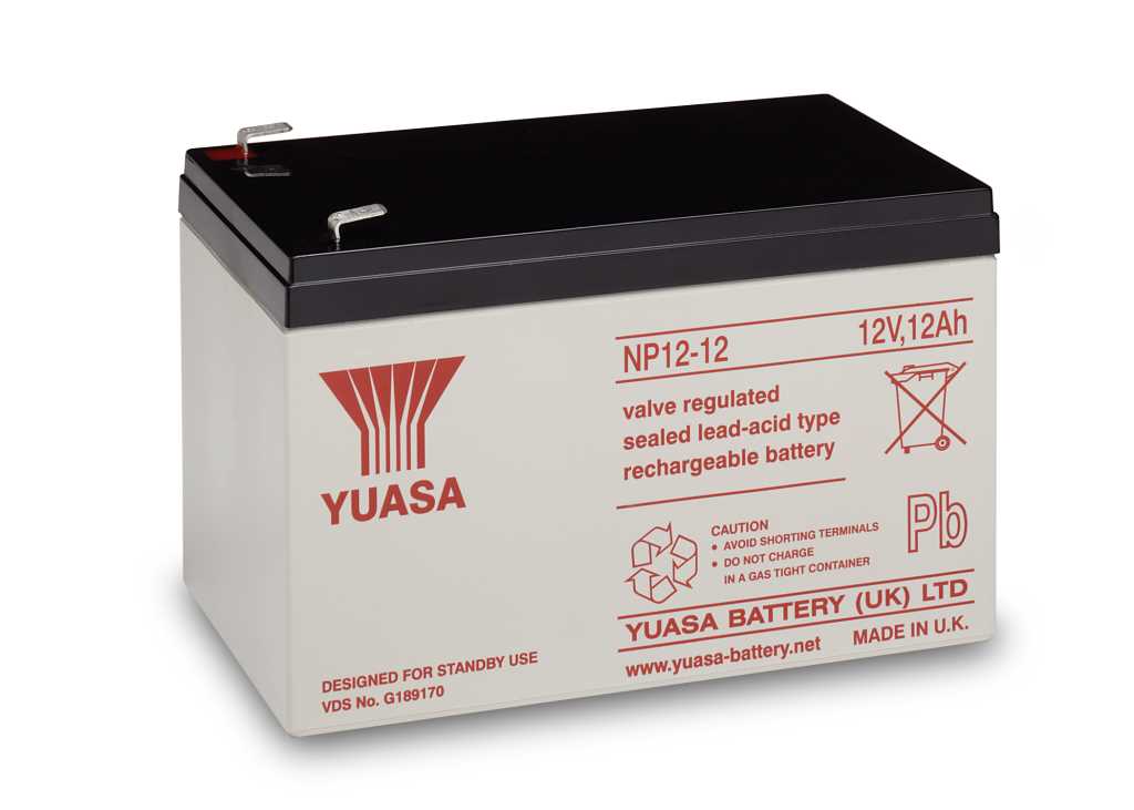 Bild von Yuasa NP12-12 12V 12Ah