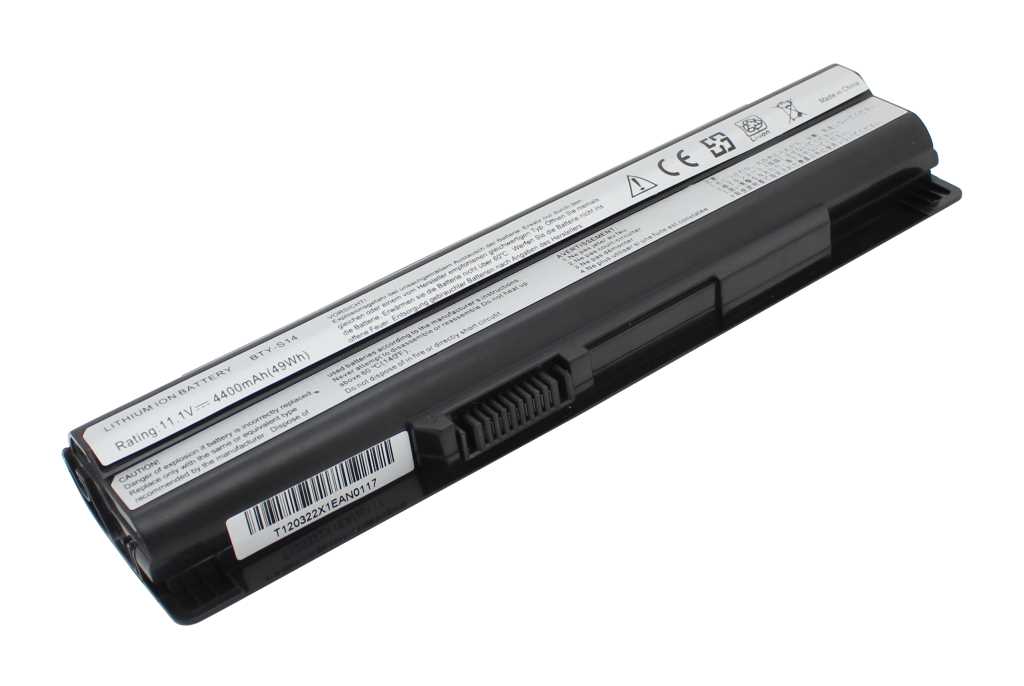 Bild von Laptopakku LiIon 11,1V 4400mAh schwarz passend für Medion Akoya E1312