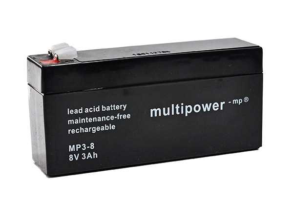 Bild von Multipower MP3-8 8V 3Ah