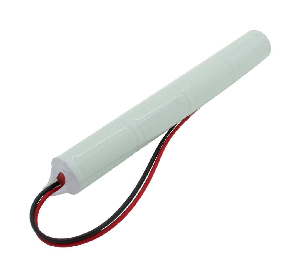 Bild von Notleuchtenakku NiMH 4,8V 2500mAh L1x4 Sub-C mit 200mm Kabel einseitig