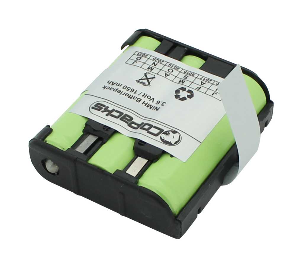 Bild von Funkakku NiMH 3,6V 1650mAh ersetzt Kenwood UPB-1, UPB-1H, Kenwood Funkey UBZ-LH68, PMR446