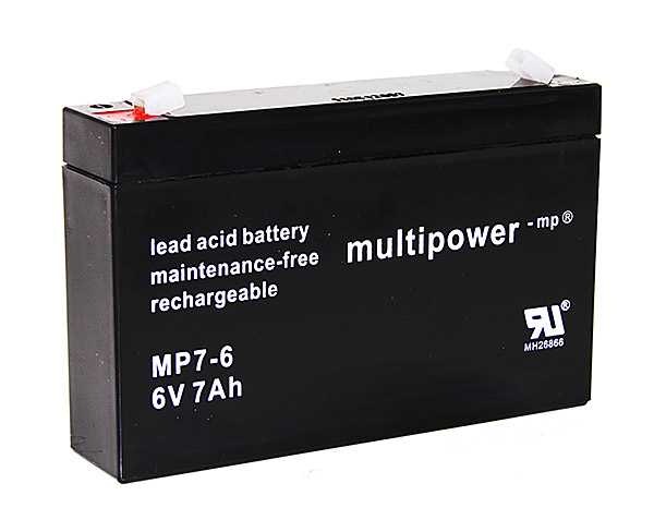 Bild von Multipower MP7-6 6V 7Ah