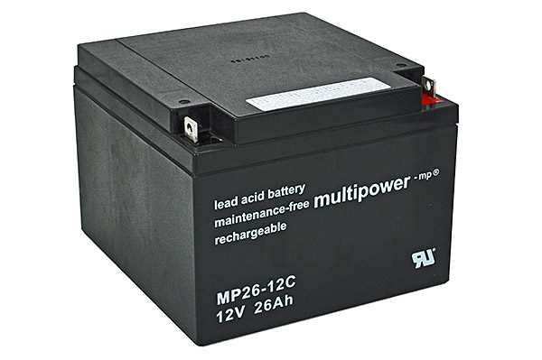 Bild von Multipower MP26-12C 12V 26Ah zyklenfest