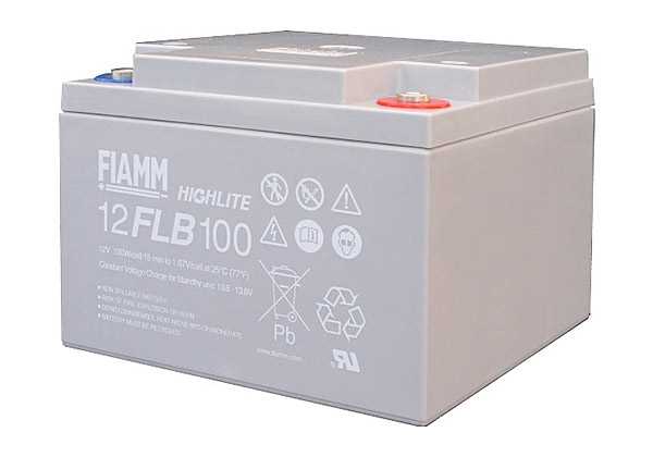 Bild von Fiamm 12FLB100P 12V 26Ah 